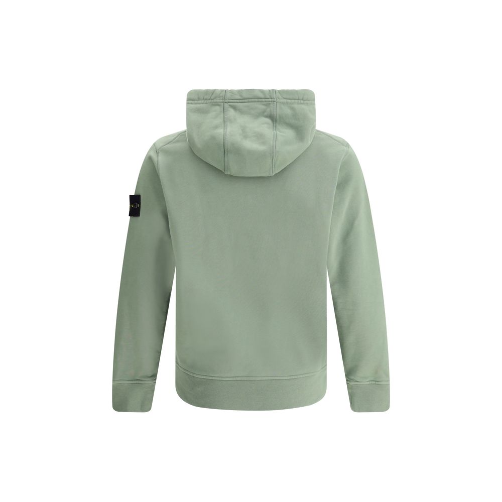 Stone Island Logoed Hoodie - L