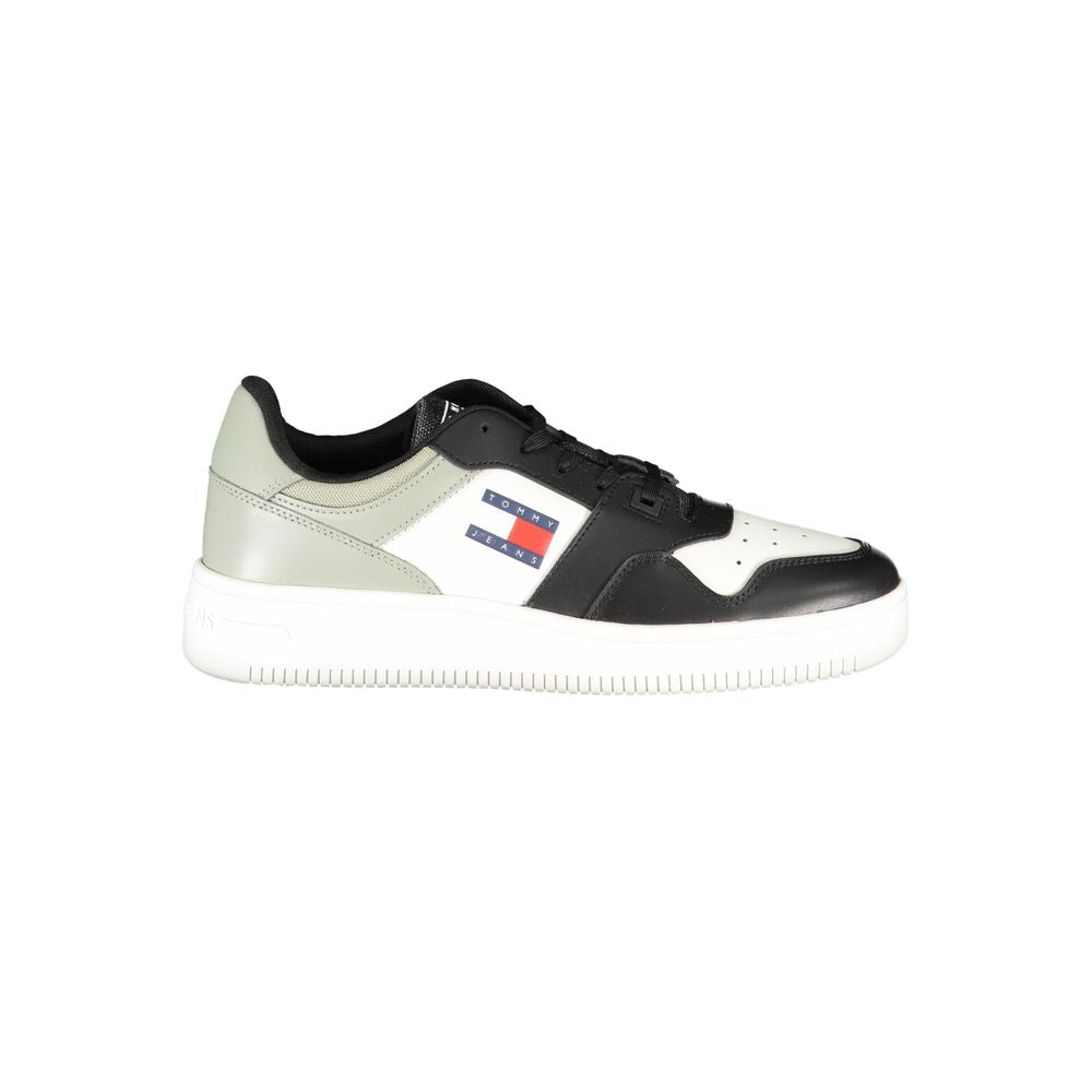 Tommy Hilfiger Black Polyester Sneaker showcasing stylish design and comfort