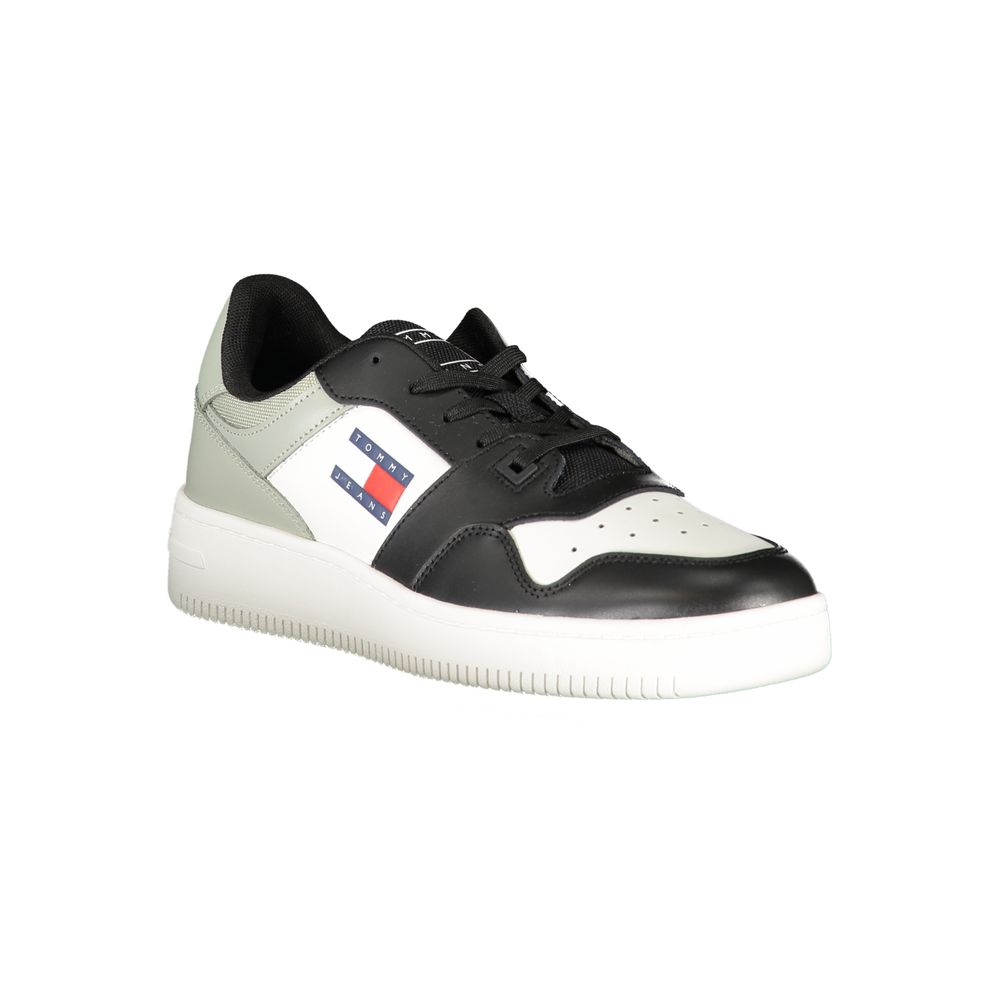 Tommy Hilfiger Black Polyester Sneaker showcasing stylish and modern design