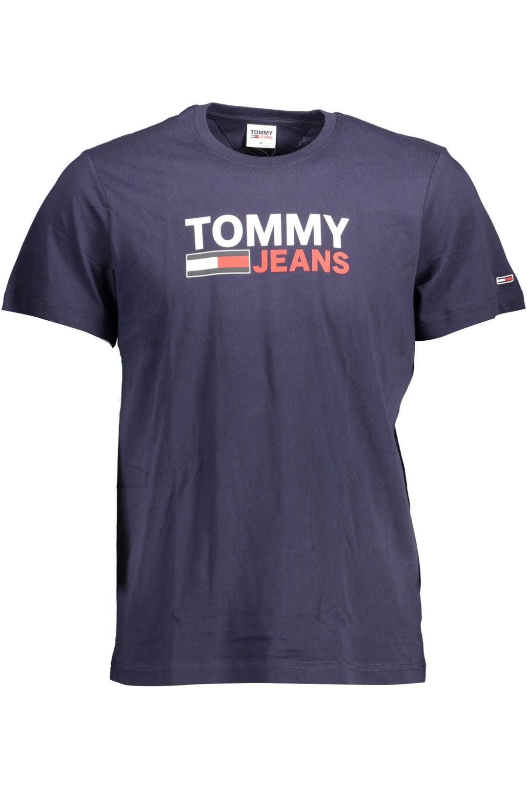 Tommy Hilfiger Blue Cotton Men T-Shirt