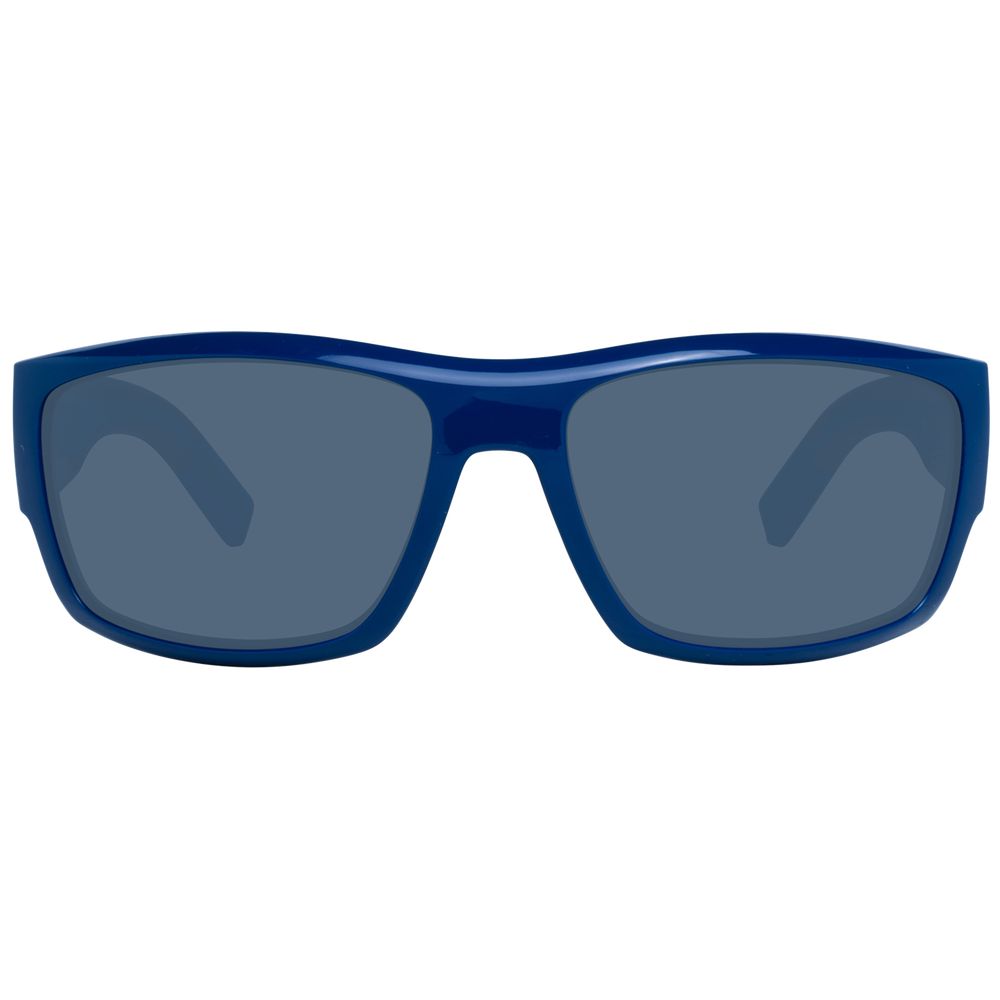 Tommy Hilfiger Blue Unisex Sunglasses with gray lenses in a stylish blue frame