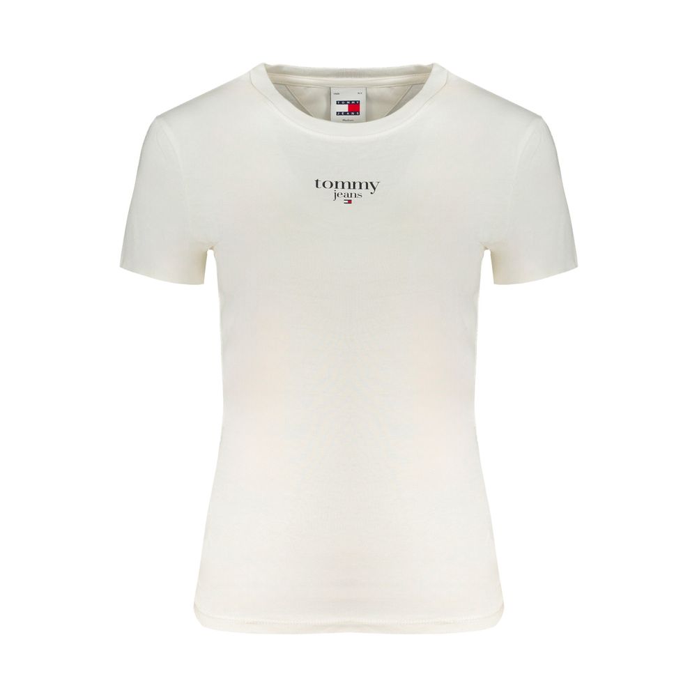 Tommy Hilfiger White Cotton Tops & T-Shirt - XL