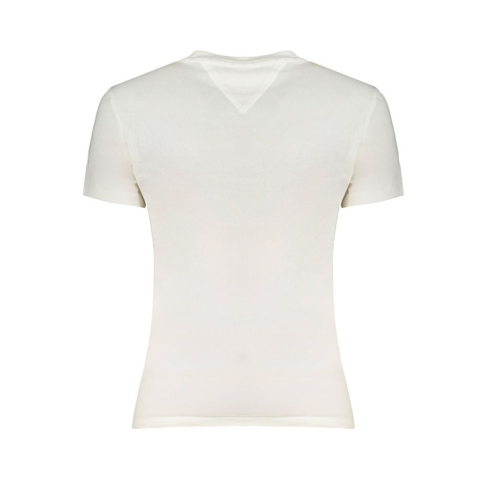 Tommy Hilfiger White Cotton Tops & T-Shirt - XL