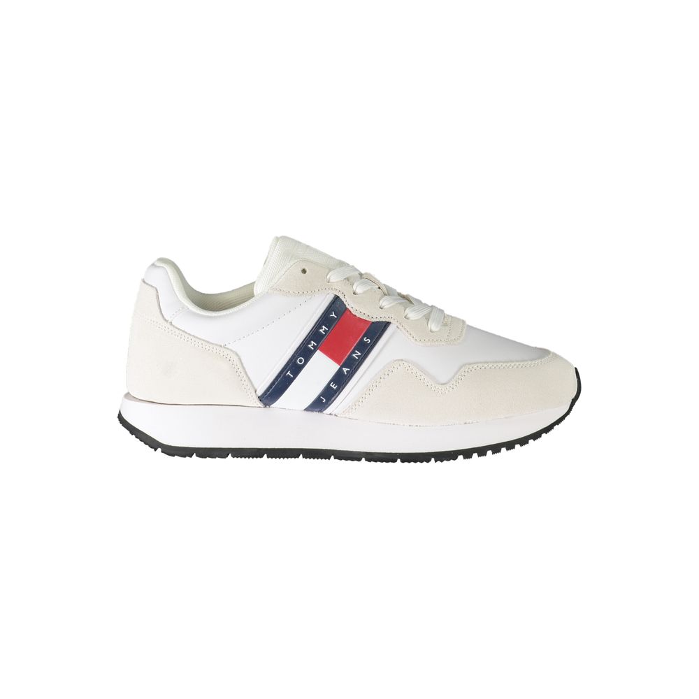 Tommy Hilfiger white polyester sneaker in stylish design and comfortable fit