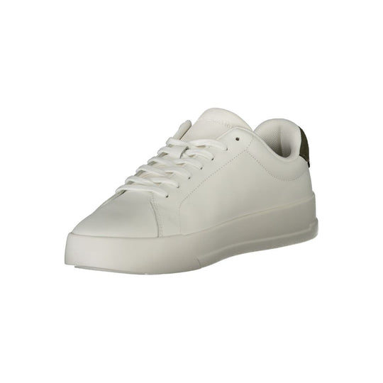 Tommy Hilfiger White Polyethylene Men Sneaker