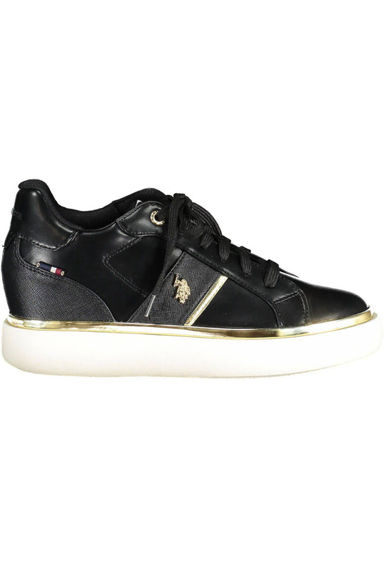 U.S. POLO ASSN. Black Polyester Women Sneaker - ACCEXO