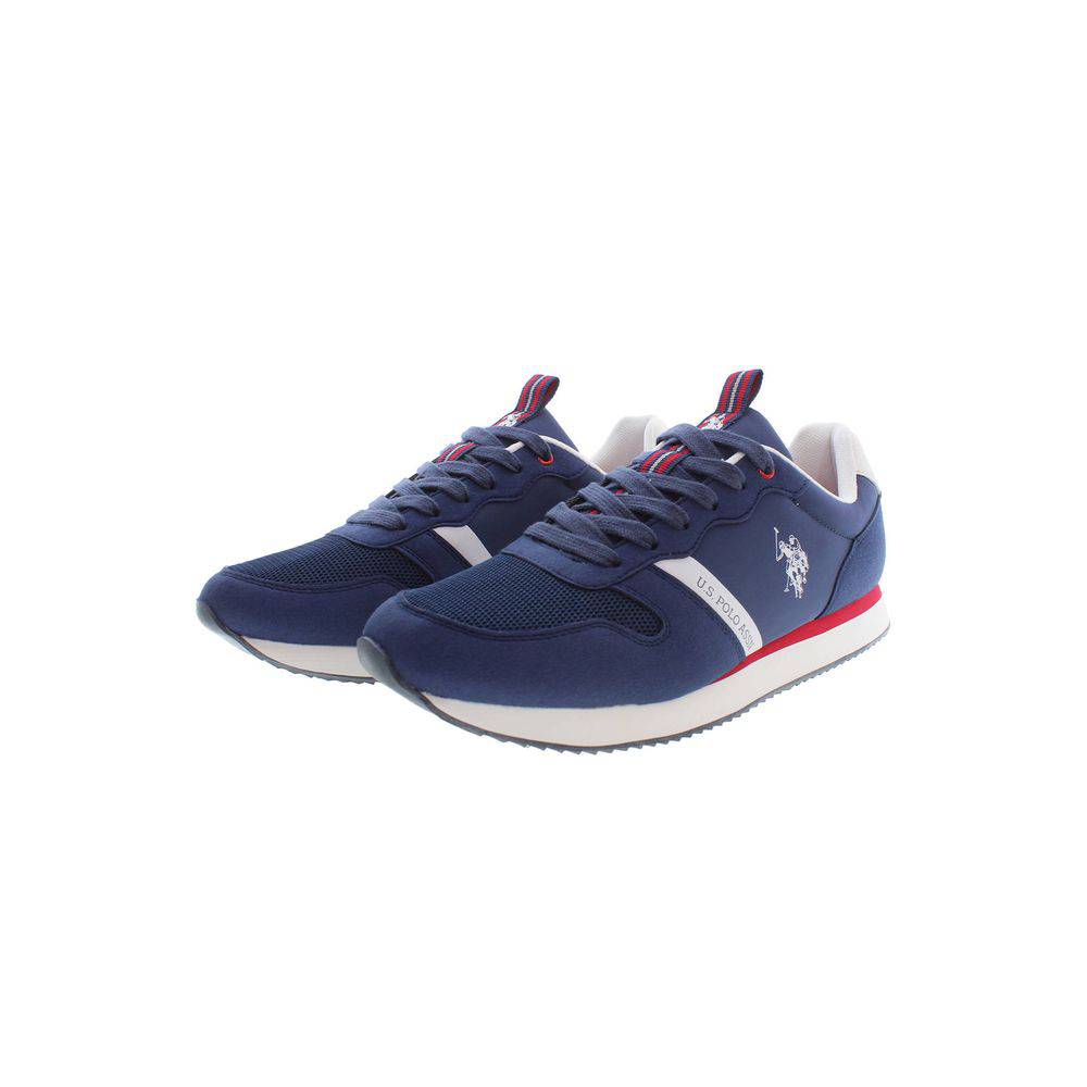 Navy Blue U.S. Polo Assn. Sneakers for Men in Polyester Material