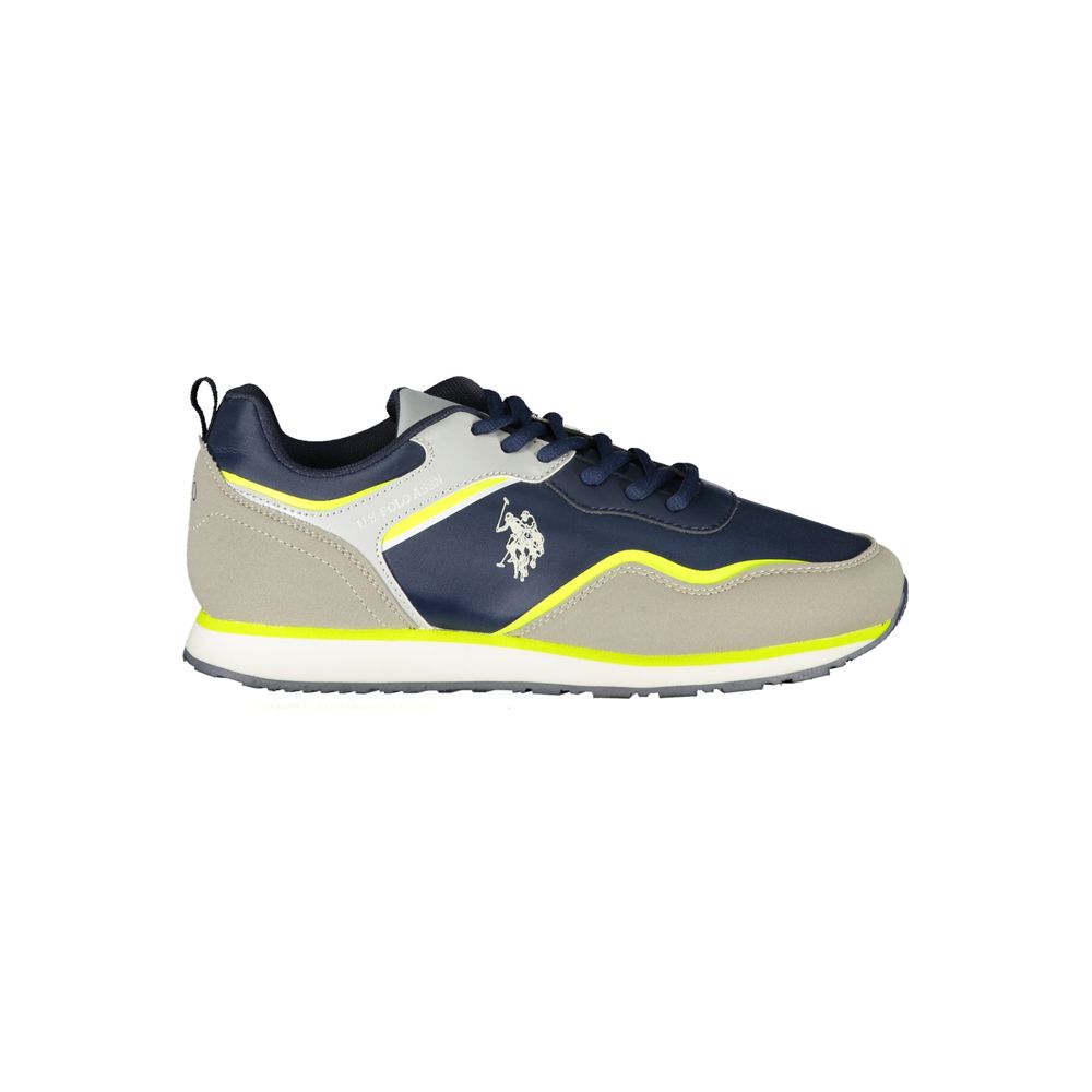 Navy and gray athletic shoe from U.S. Polo Assn. Blue Polyester Sneaker collection