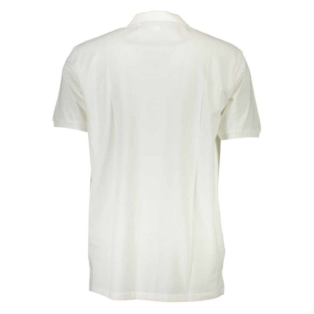 U.S. POLO ASSN. White Cotton Men Polo Shirt - XXL