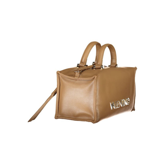 Tan leather Valentino handbag from the Valentino Bags Beige Polyethylene Women Handbag collection