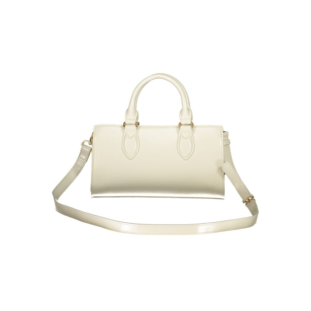 Cream-colored Valentino Bags Beige Polyethylene Women Handbag with shoulder strap