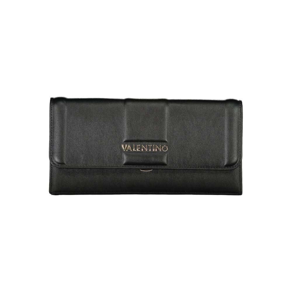 Black leather Valentino wallet featuring Valentino Bags black polyethylene women handbag