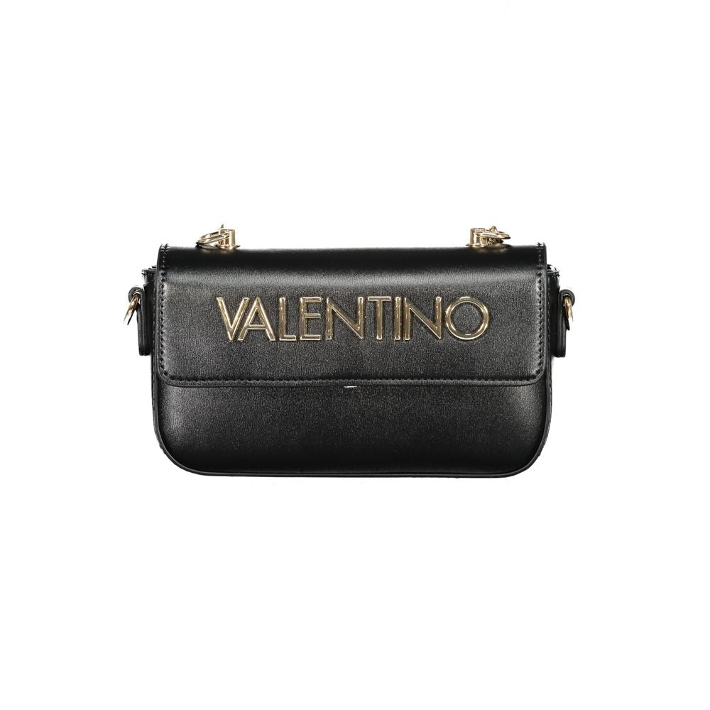 Black Valentino Bags polyethylene women handbag, stylish and versatile for any occasion