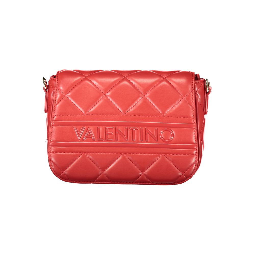 Red quilted Valentino Bags red polyethylene women handbag displayed elegantly