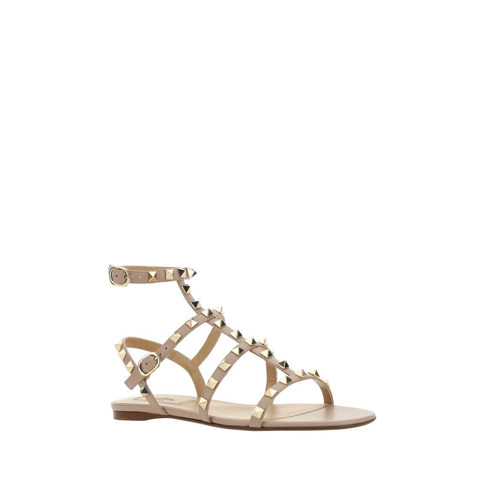 Valentino Garavani Rockstud Sandals featuring stylish studded gladiator design