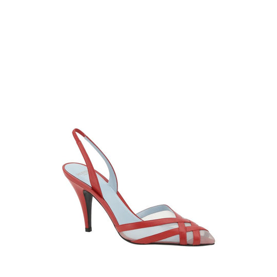 Red Valentino Garavani Slingback Pumps with elegant heel design for stylish footwear