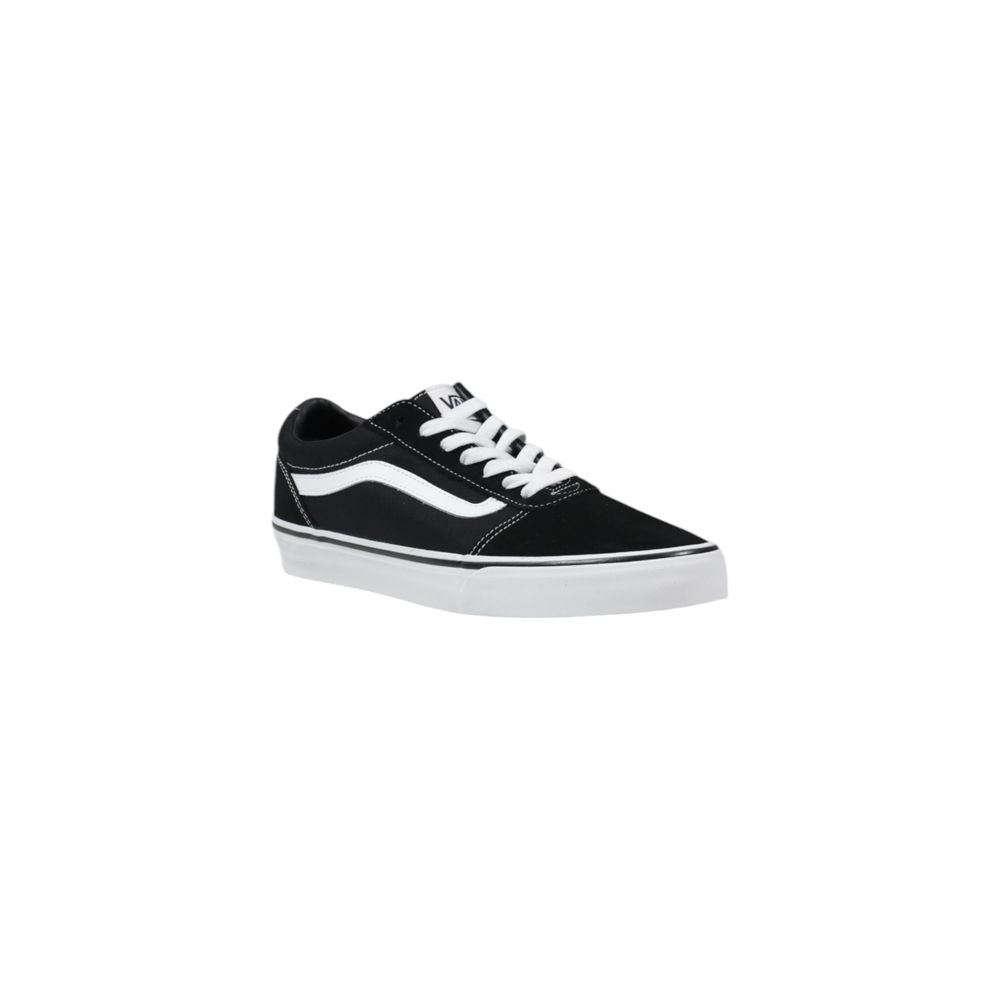 Vans Black and White Suede Sneaker featuring stylish black and white design