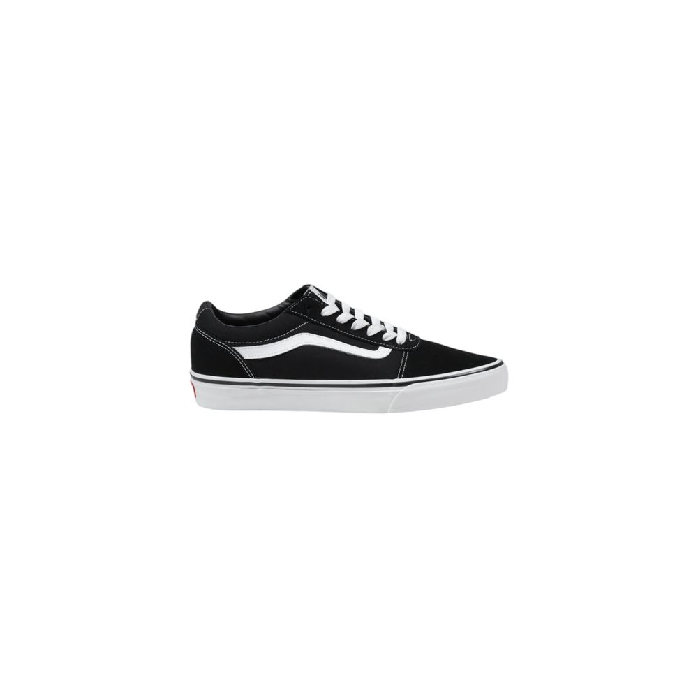 Vans Black and White Suede Sneaker showcasing stylish white suede detailing