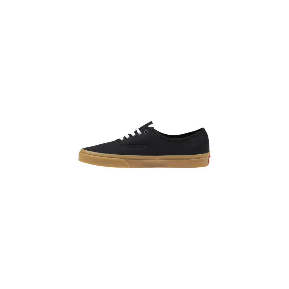 Vans Black Fabric sneaker featuring a stylish design with a gum sole