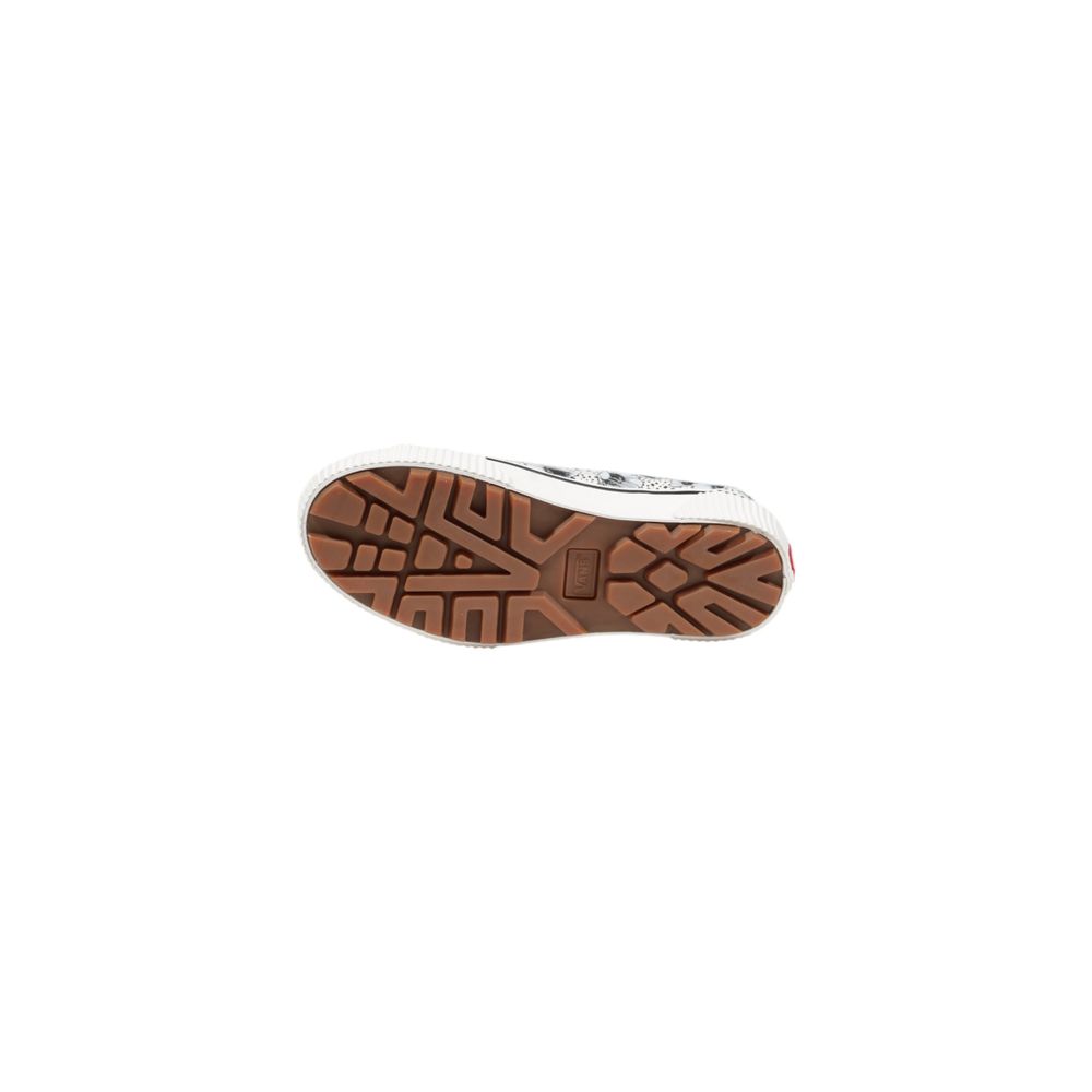 Brown lug-soled shoe of Vans Blue Leather Sneaker for stylish and durable footwear