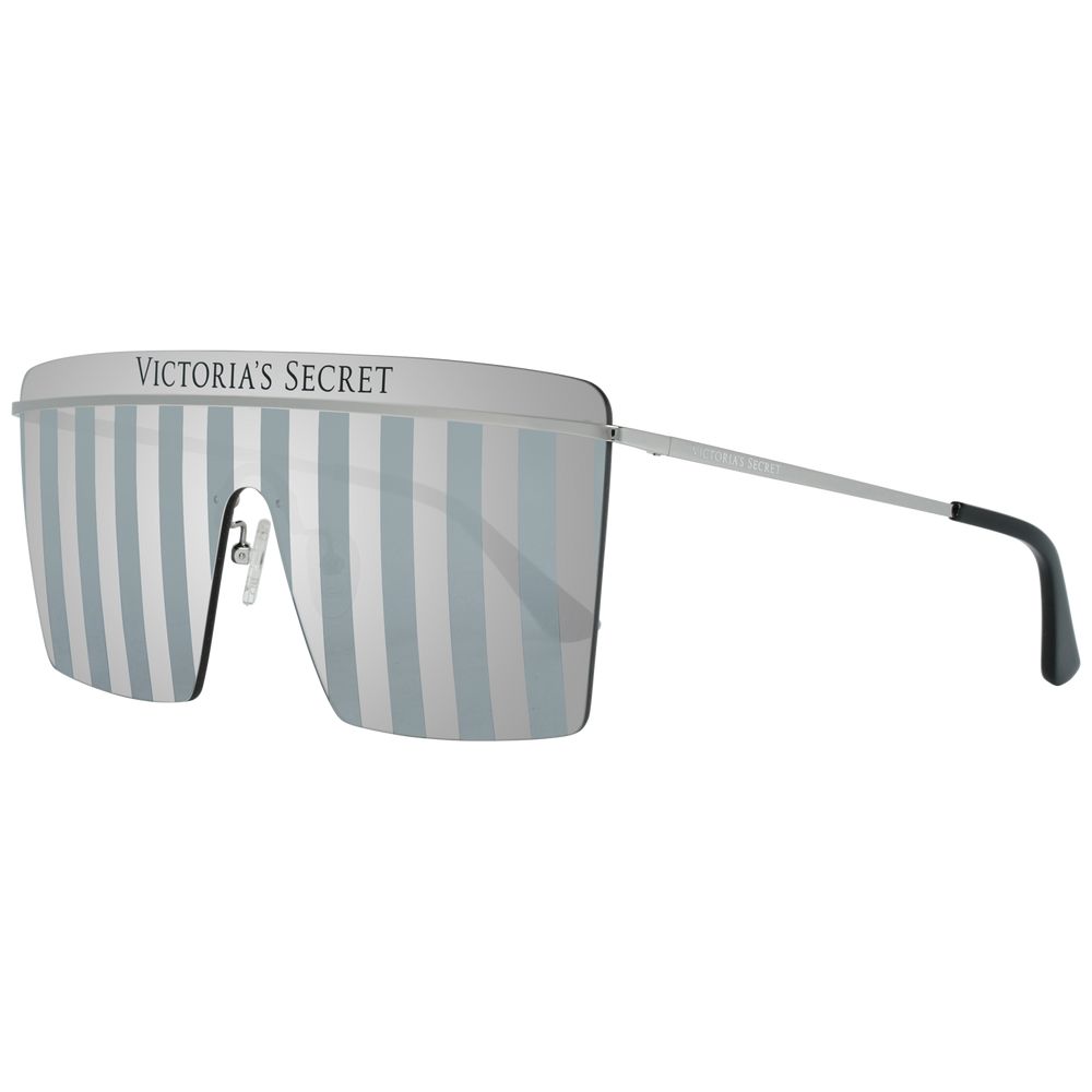 Silver Victoria’s Secret shield sunglasses in stylish silver metal design