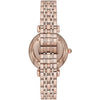 Elegant Rose Gold-Tone Ladies Watch