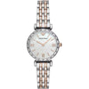 Elegant Silver Dial Stainless Steel Women's Watch