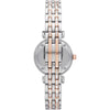 Elegant Silver Dial Stainless Steel Women's Watch